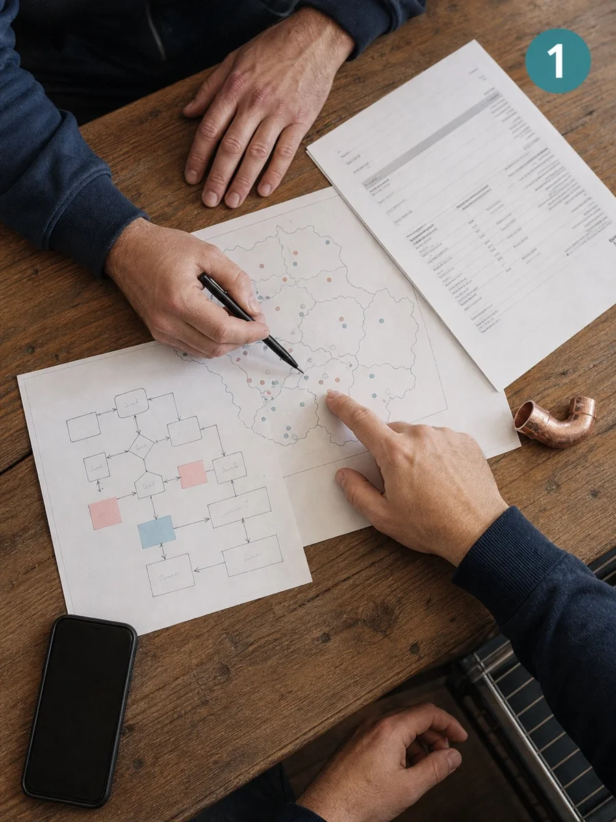Diagnóstico del proceso comercial de una empresa instaladora